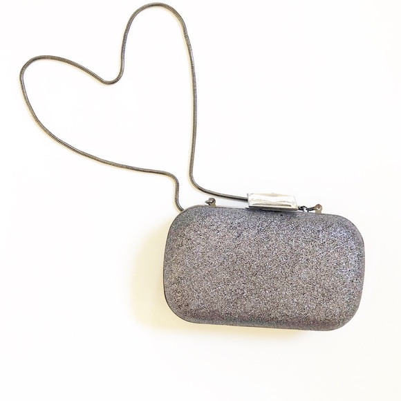 BCBGeneration Handbags - BCBGeneration Silver Clutch
